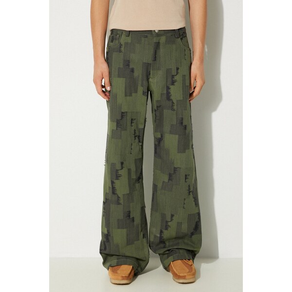 Rifle Marcelo Burlon AOP Cross Wide Pants 61025421