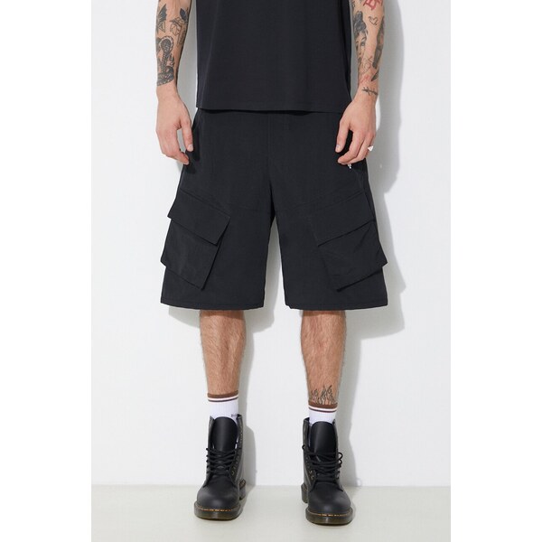 Šortky Marcelo Burlon Cross Nylon Cargo Shorts 61025409