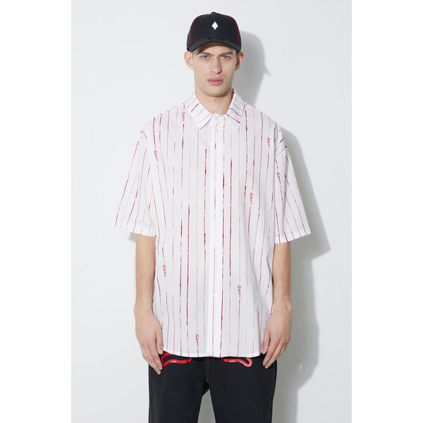Bavlnená košeľa Marcelo Burlon County Pinstripes Over Shirt 61025395