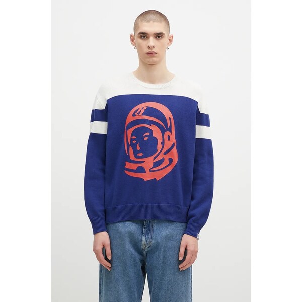 Sveter s prímesou kašmíru Billionaire Boys Club Astro Knitted Crewneck 62282960