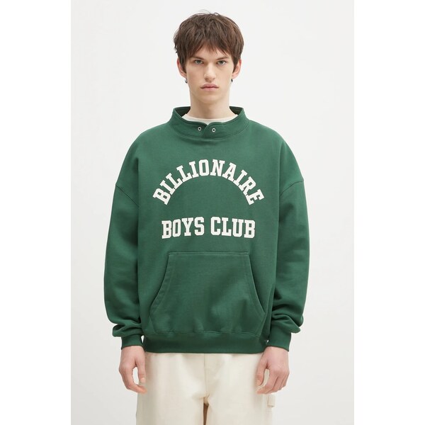 Bavlnená mikina Billionaire Boys Club Stand Collar Sweatshirt 63658651