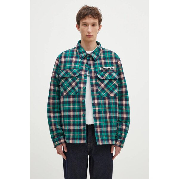 Košeľové sako Billionaire Boys Club Padded Check Overshirt 63658659