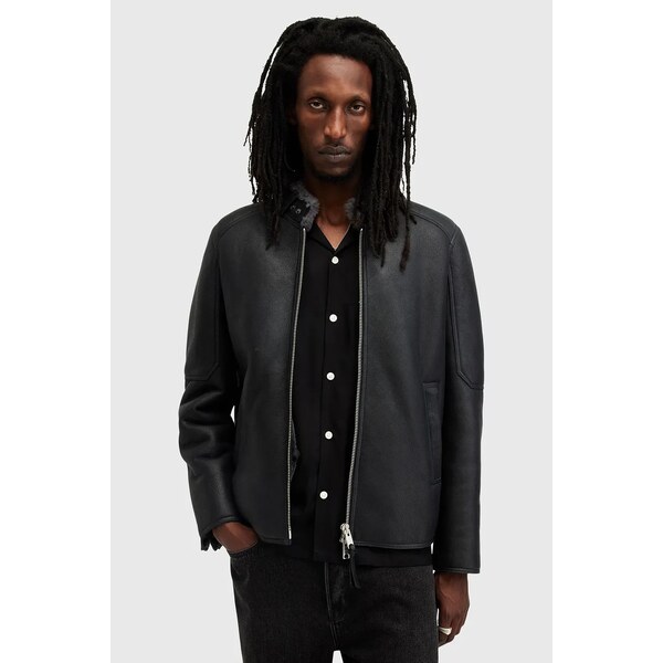 Kožená bunda AllSaints HAYWARD 63996322