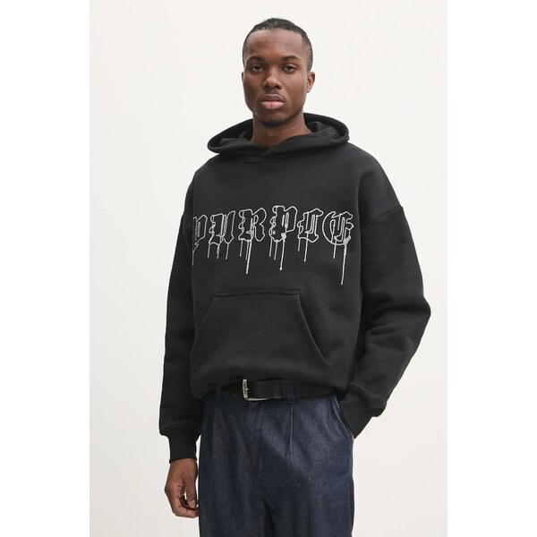 Bavlnená mikina PURPLE BRAND HWT FLEECE PO HOODY 61611712