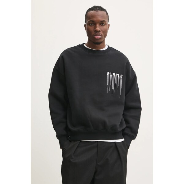 Bavlnená mikina PURPLE BRAND HWT FLEECE CREWNECK 61611738