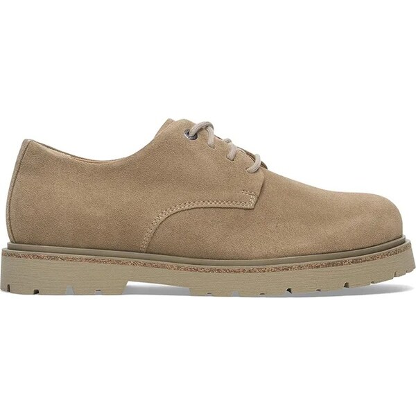 Semišové poltopánky Birkenstock Highwood Lace Low 67095558