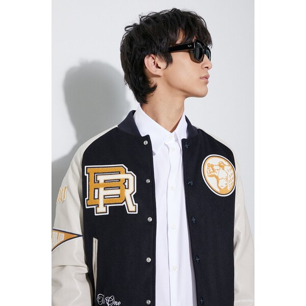 Bunda bomber s prímesou vlny Baracuta Varsity Bomber 62574963