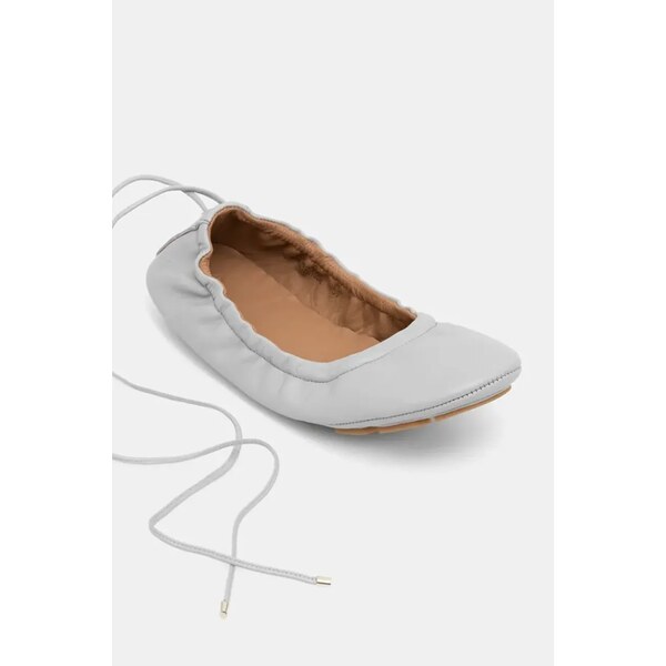 Kožené balerínky BOSS Roxanne 62177966