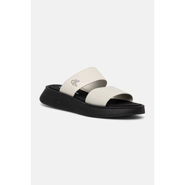 Šľapky Calvin Klein Jeans SANDAL SLIDE DOUBLE STRAP 62712138