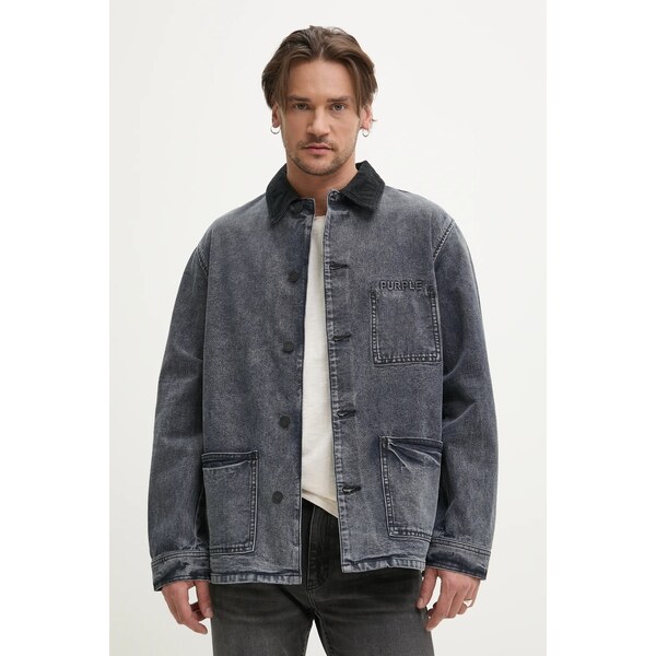 Rifľová bunda PURPLE BRAND WORKWEAR ROYALTIES CANVAS 62349997