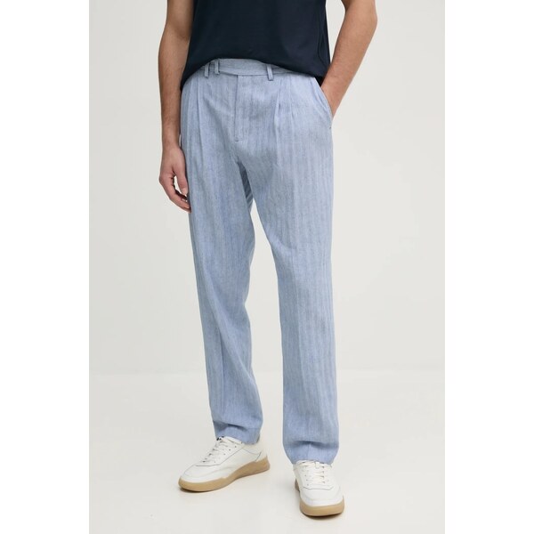 Nohavice s prímesou ľanu Tommy Hilfiger 62343383