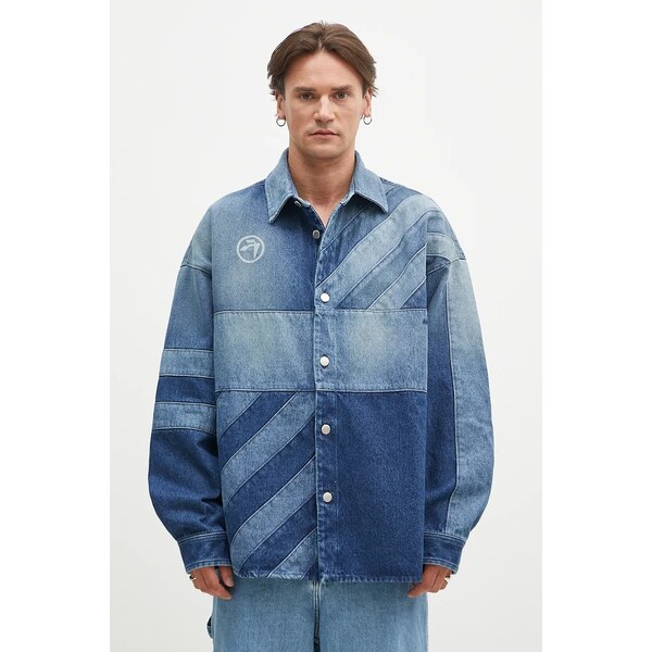 Košeľové sako AMBUSH Patchwork Denim Shirt Vintage 62575116