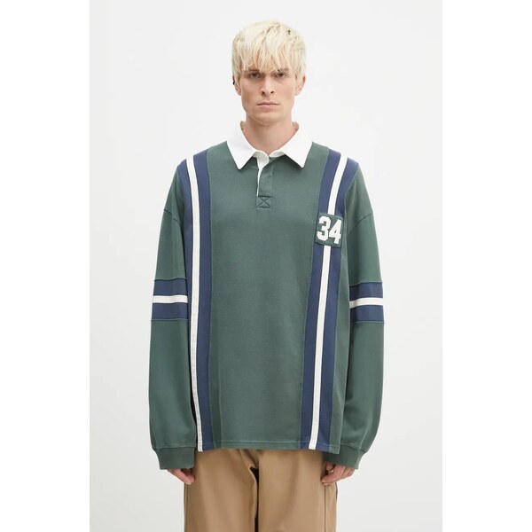 Bavlnená mikina AMBUSH Striped Rugby Shirt 62575133