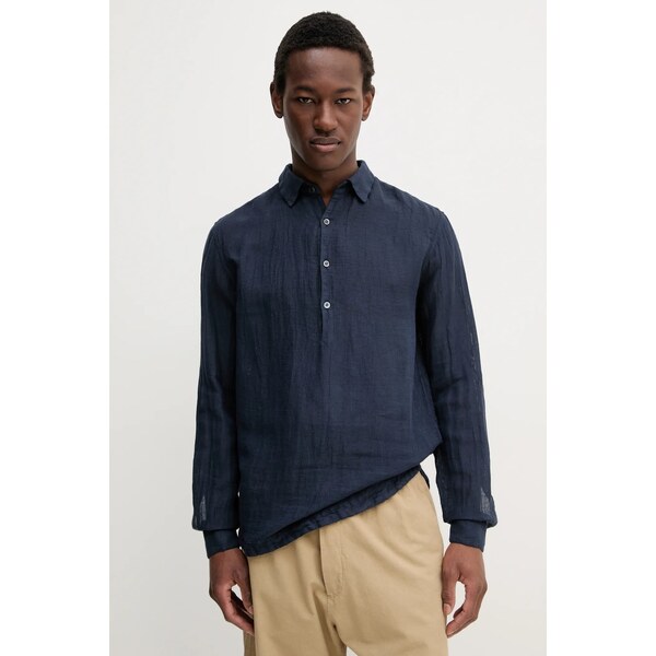 Ľanová košeľa s dlhým rukávom BARENA VENEZIA Camicia Pavan S 62851165