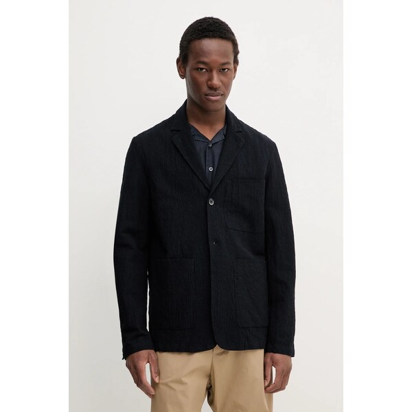 Sako s prímesou ľanu BARENA VENEZIA Camicia Mola 62851250