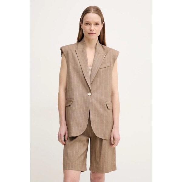 Vesta s prímesou ľanu La Petite Française VALMY 62946288