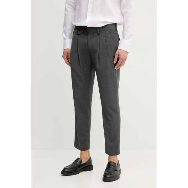 Nohavice s prímesou vlny Tommy Hilfiger 62946234