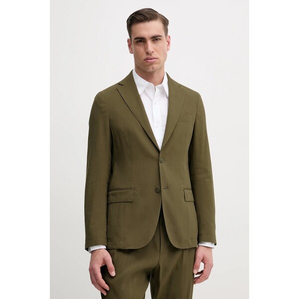 Ľanové sako BOSS 63190523