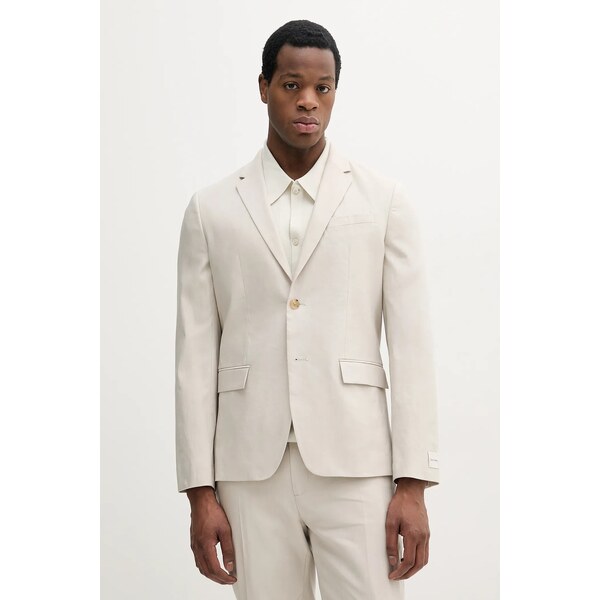 Sako s prímesou ľanu Calvin Klein 63190633
