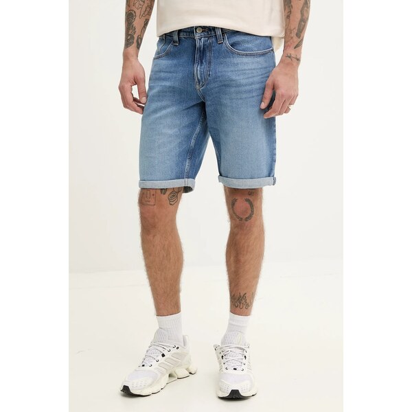 Rifľové krátke nohavice Tommy Jeans 63190755