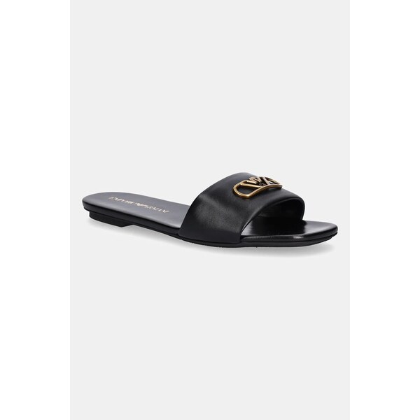 Kožené šľapky Emporio Armani 63240491