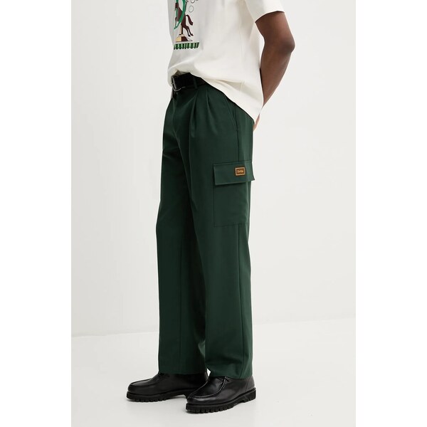 Nohavice s prímesou vlny Drôle de Monsieur Le Pantalon Cargo Laine 63454478