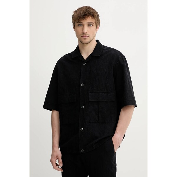 Košeľa s prímesou ľanu BARENA VENEZIA Camicia Mola 63455266