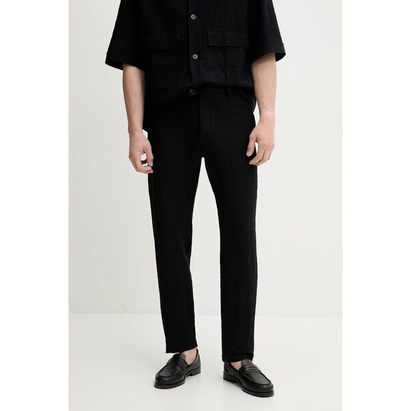 Nohavice s prímesou ľanu BARENA VENEZIA Camicia Mola 63454761