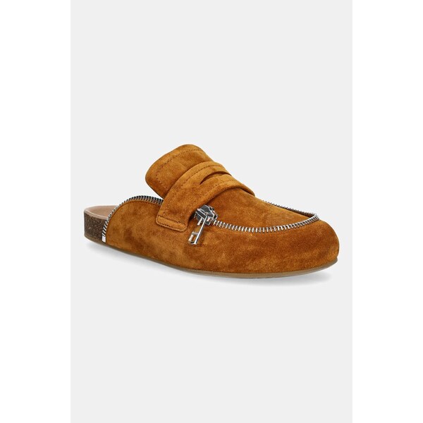 Semišové šľapky JW Anderson Biker Loafer 63457060