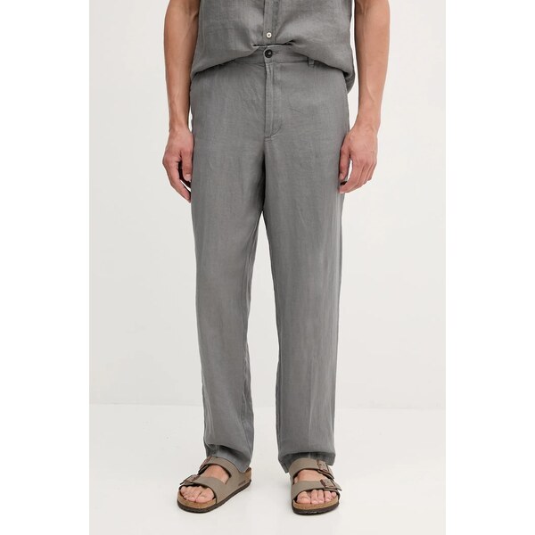 Ľanové nohavice United Colors of Benetton 64102438