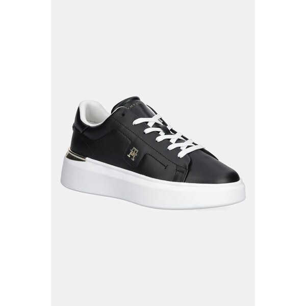 Kožené tenisky Tommy Hilfiger TH FASHION COURT SNEAKER 63546524