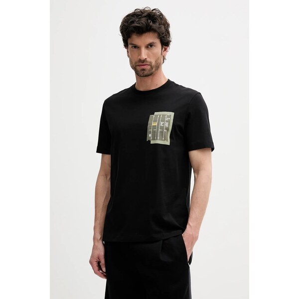 Bavlnené tričko BOSS Orange Te_Container 63608420