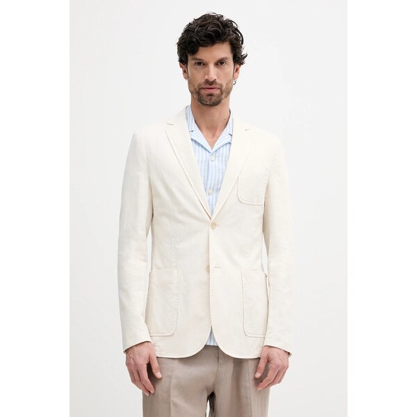 Sako s prímesou ľanu Guess TYRON 63746332