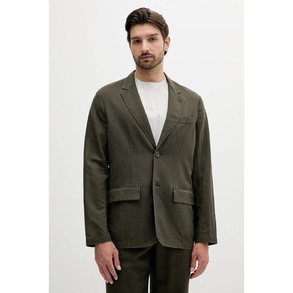 Sako s prímesou ľanu Armani Exchange 63746754