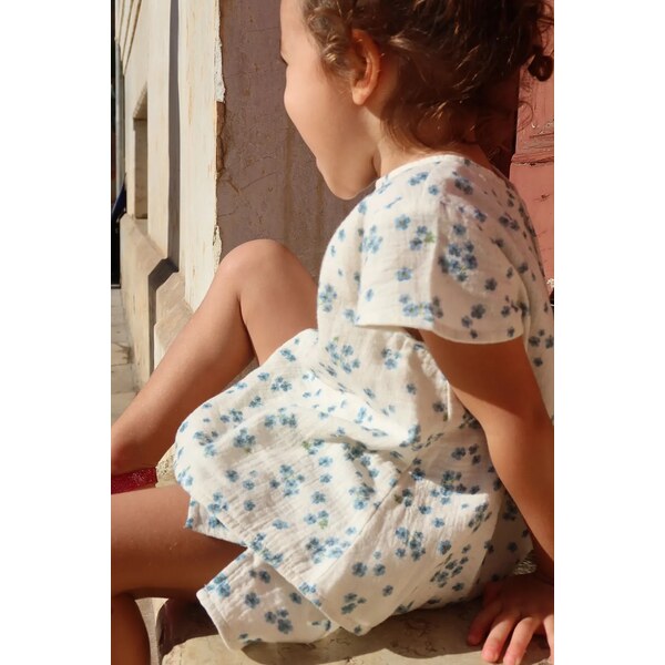 Detská bavlnená blúzka Konges Sløjd RHW X KS MIOBLU TOP GOTS 63787589