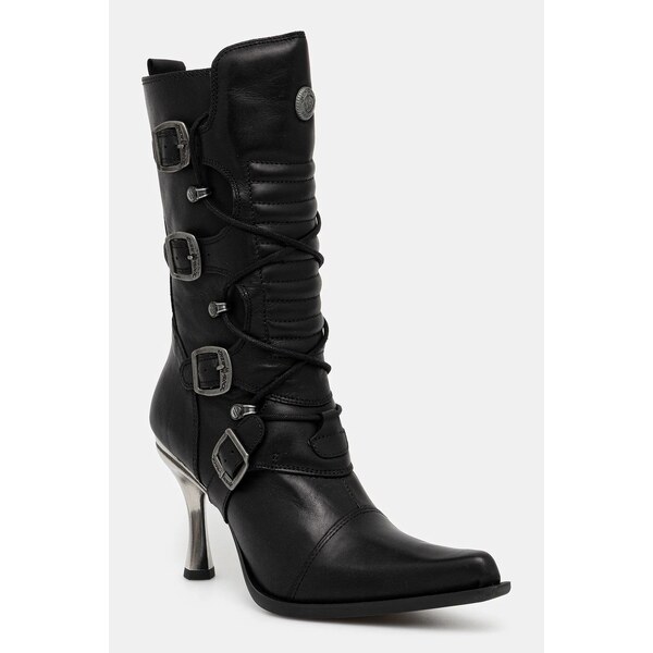 Kožené členkové topánky New Rock 63847976