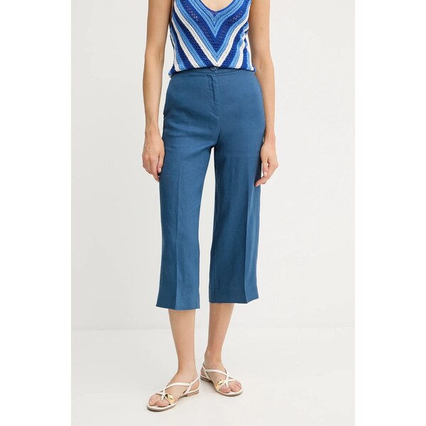 Ľanové nohavice United Colors of Benetton 63848198