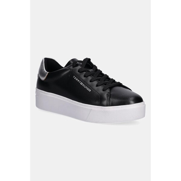 Kožené tenisky Tommy Hilfiger ESSENTIAL PLATFORM COURT SNEAKER 64288119