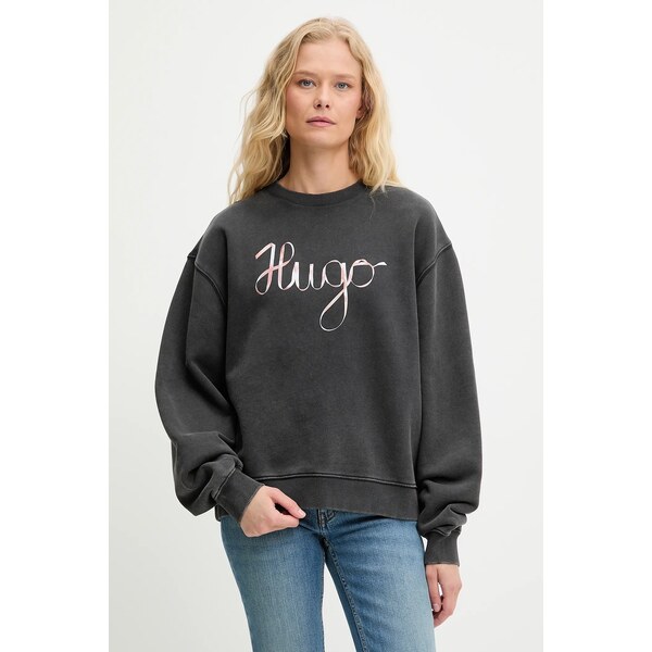 Bavlnená mikina HUGO Deroxina_4 63995225