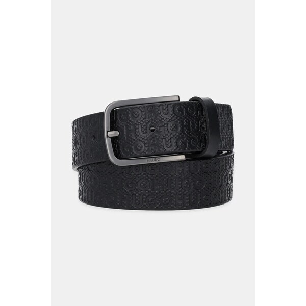 Kožený opasok HUGO Gurth-Mono_Sz35 63988746