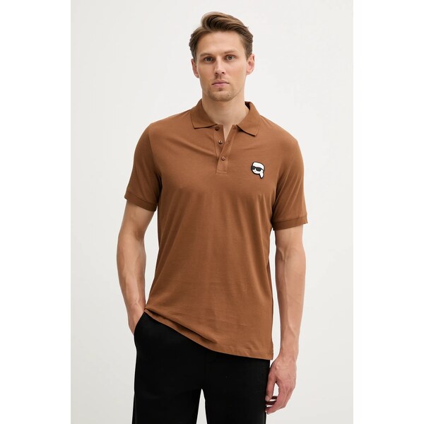 Bavlnené polo tričko Karl Lagerfeld 64102628