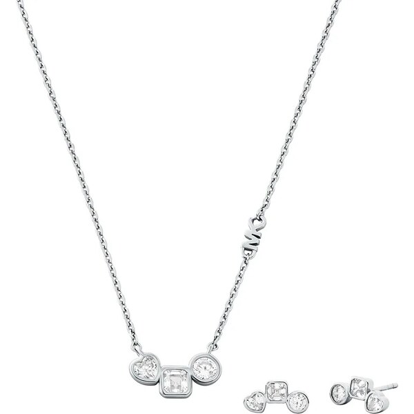 Strieborný náhrdelník a náušnice Michael Kors 64121808