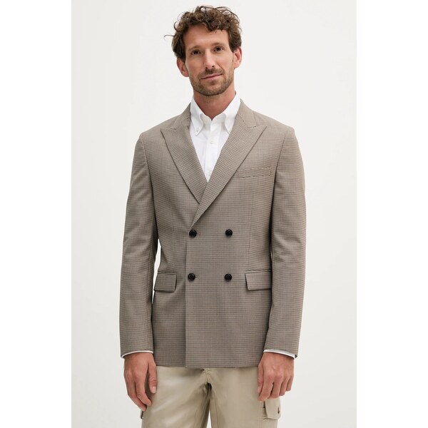 Vlnené sako BOSS H-Houston-DB-253 64130093
