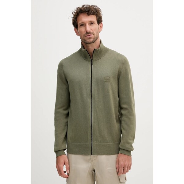 Kardigán s prímesou kašmíru BOSS Orange Kanozip_S 64168457