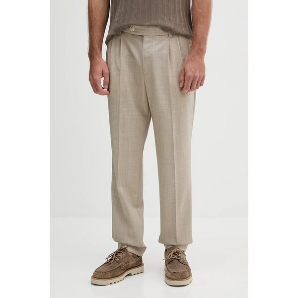 Vlnené nohavice BOSS C-Perin-DPL-TU-253 64280761