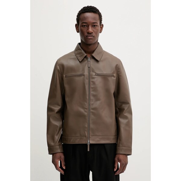 Kožená bunda Calvin Klein 64285703