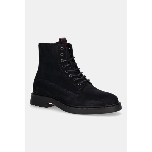 Semišové členkové topánky Tommy Hilfiger COMFORT LWT SDE BOOT 65064515