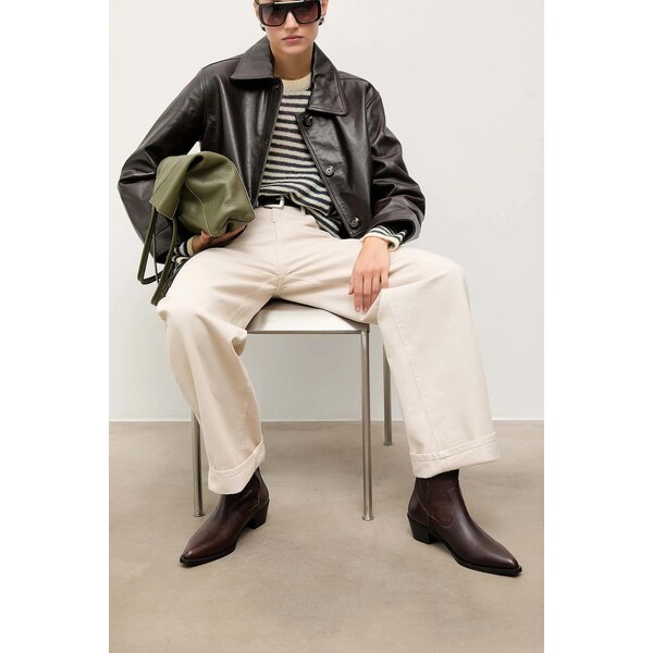 Kožené členkové topánky Answear.LAB 65420709