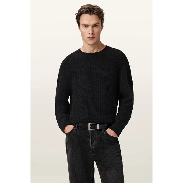 Sveter s prímesou alpaky AllSaints JAKOB 65496505