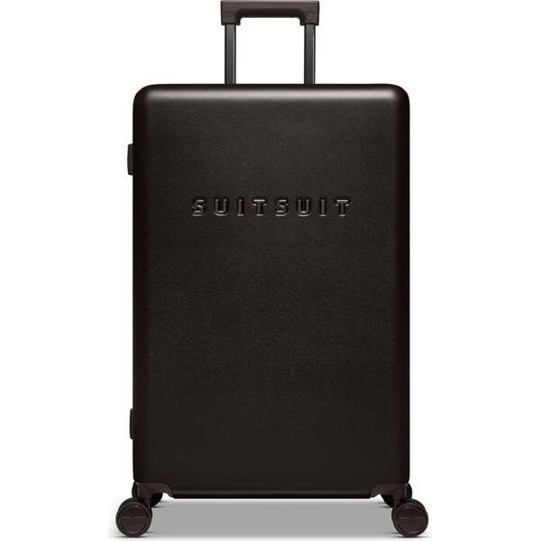 Plastový kufr SUITSUIT Mystique Ground Coffee L - tmavo hnedá 66153593